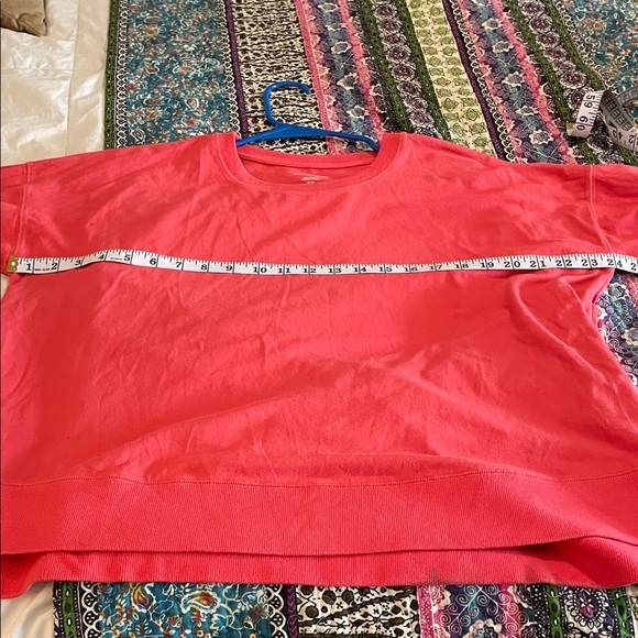 Eileen Fisher Vibrant Pink Sweatshirt - Picture 7 of 9